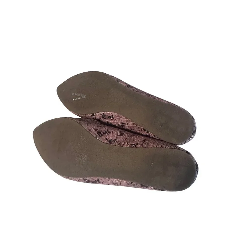 Steve Madden brown snake print flats size 8.5 M - Picture 5 of 6